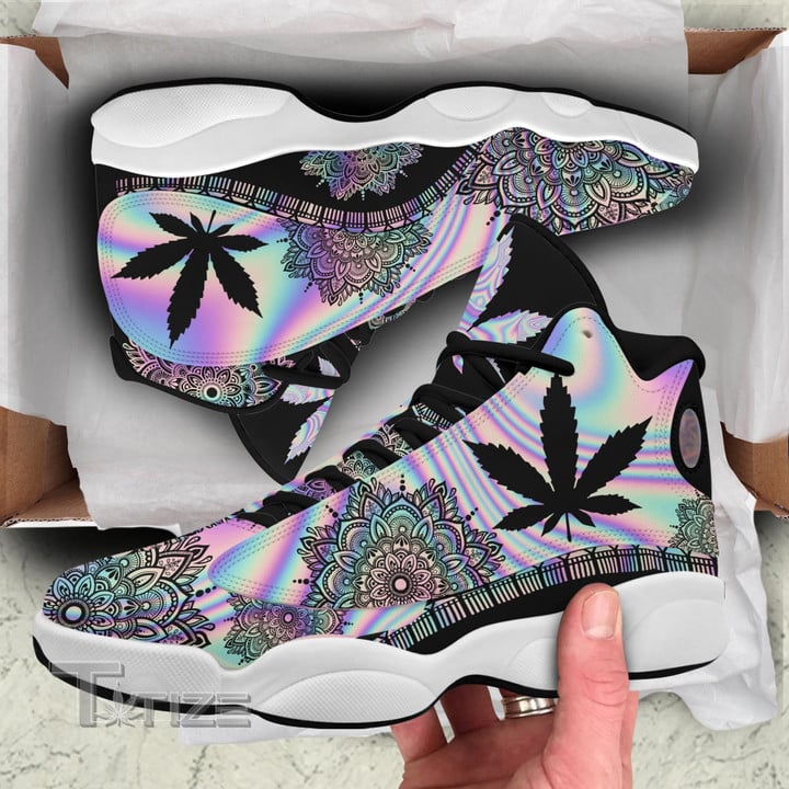 Hologram Mandala Weed 13 Sneakers XIII Shoes