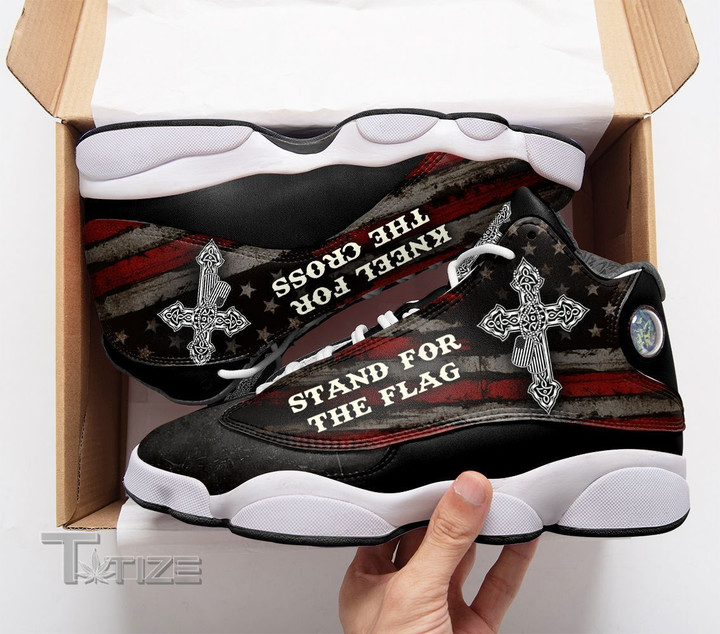 Stand for the flag kneel for the cross 13 Sneakers XIII Shoes