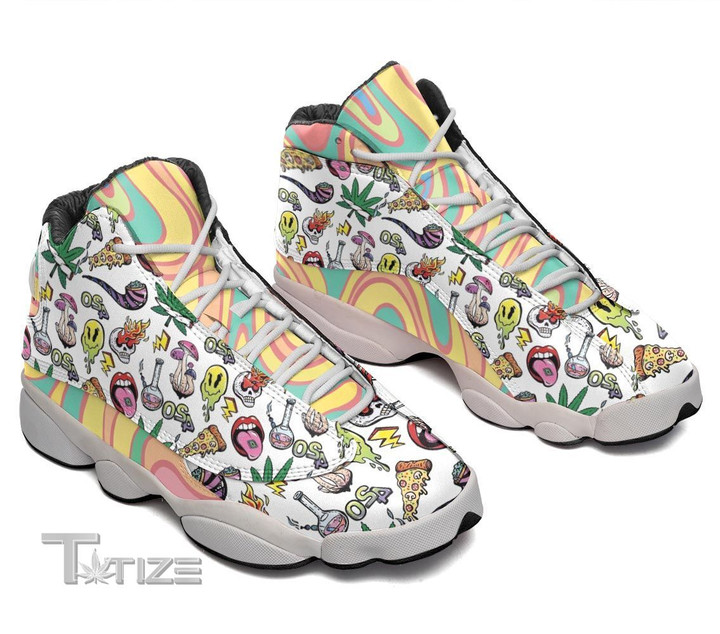 Psychedelic drug pattern 13 Sneakers XIII Shoes