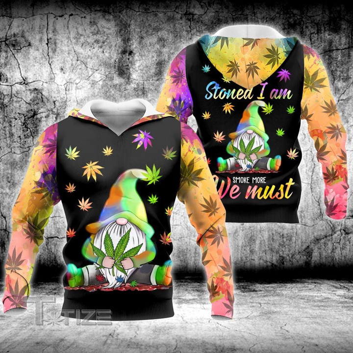 Gnome weed 3D All Over Printed Shirt, Sweatshirt, Hoodie, Bomber Jacket Size S - 5XL