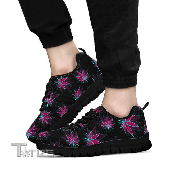 Marijuana Cannabis Leaf Sneakers