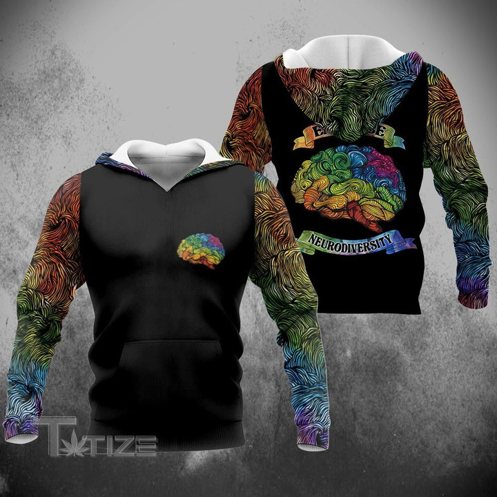 Embrace Neurodiversity 3D All Over Printed Shirt, Sweatshirt, Hoodie, Bomber Jacket Size S - 5XL