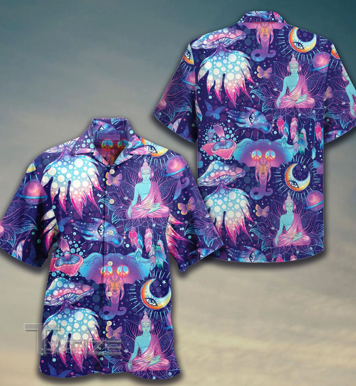 Psychedelic Shaman Mushrooms Hawaiian Shirt