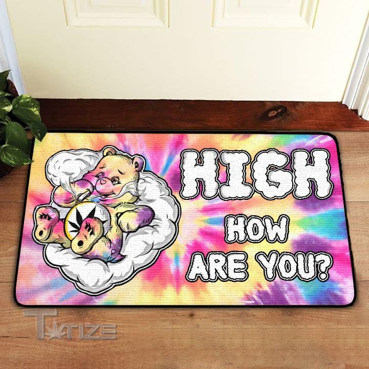 Weed High How Are You Doormat