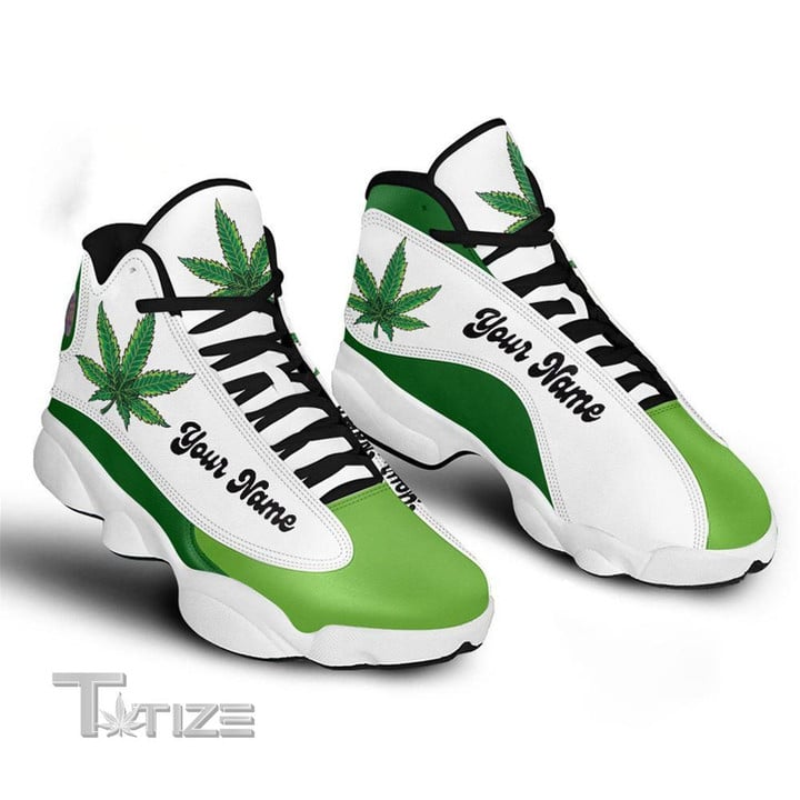 Weed Custom Name 13 Sneakers XIII Shoes