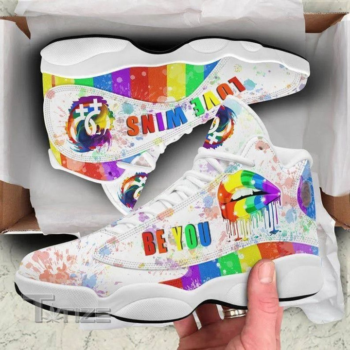 Be You Lgbt Shoes for Pride Day Gifts - Custom Your Name 13 Sneakers XIII Shoes