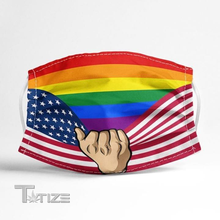 LGBT independence 4th july amerca flag Face Mask PM 2.5 3pcs