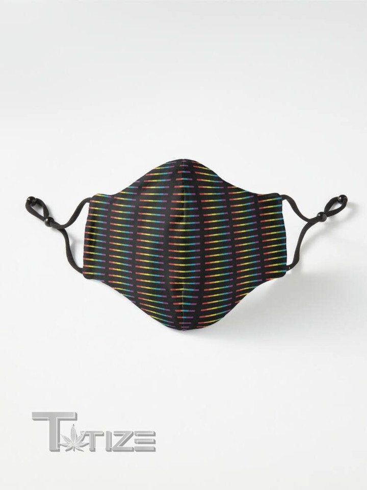 LGBT thin subtle modern rainbow flag Face Mask PM 2.5 3pcs