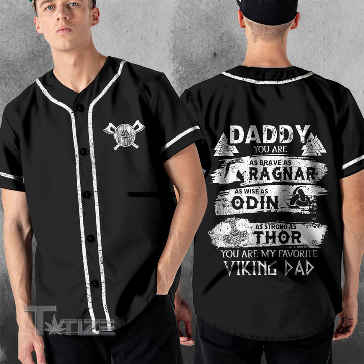Viking you are my favorite viking dad Baseball Shirt