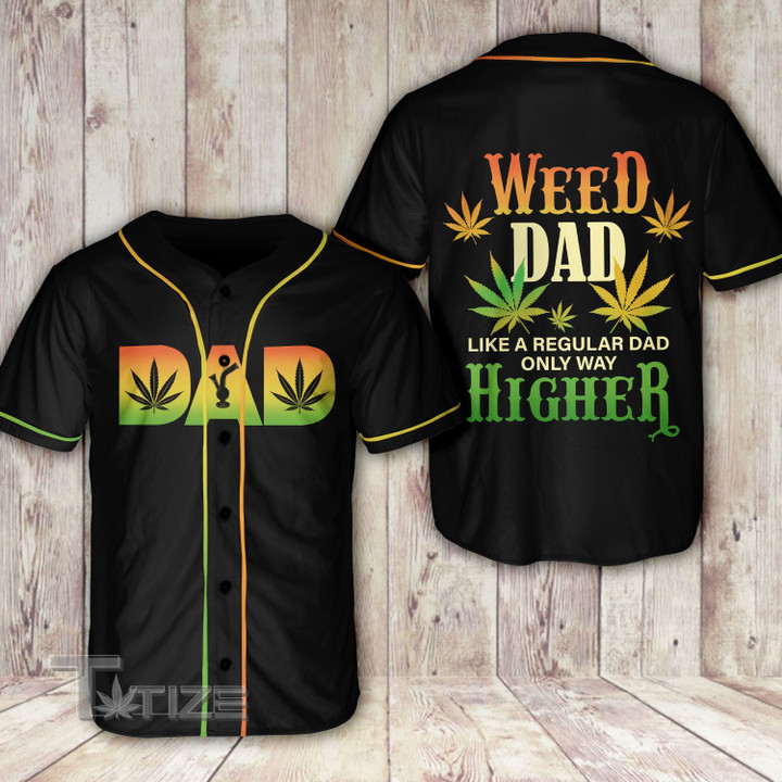 Weed dad the smoker the myth the legend Baseball Shirt