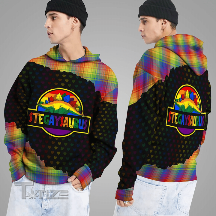 LGBT dinosaur gay 3D All Over Printed Shirt, Sweatshirt, Hoodie, Bomber Jacket Size S - 5XL