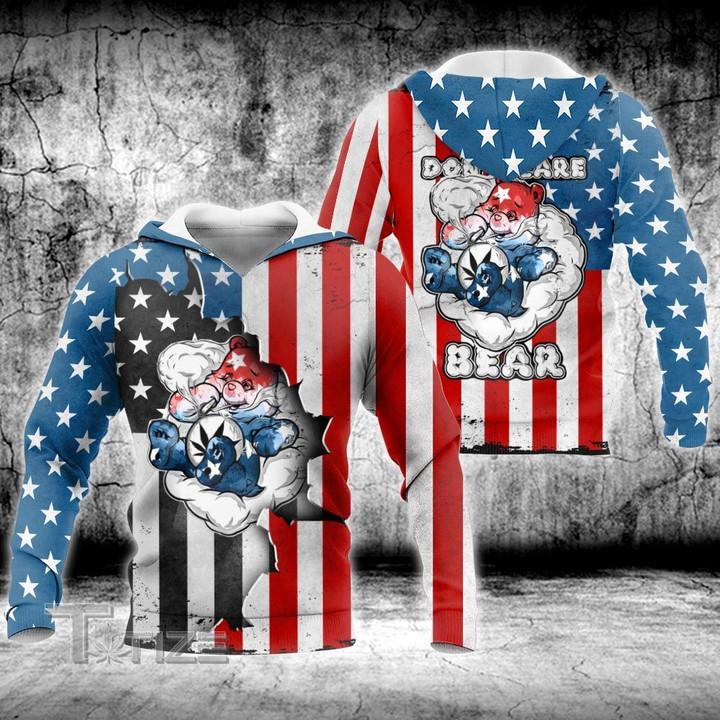 Weed American Flag 3D All Over Printed Shirt, Sweatshirt, Hoodie, Bomber Jacket Size S - 5XL