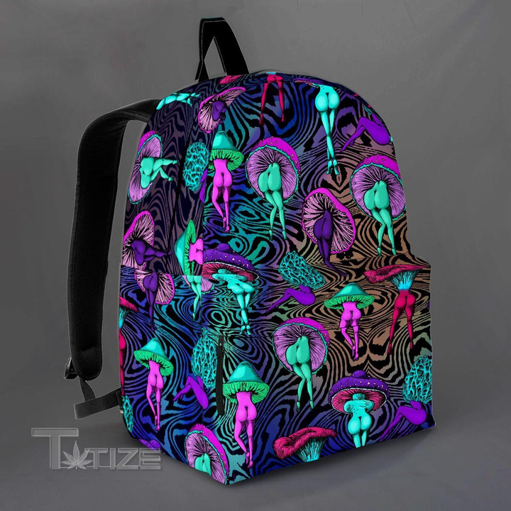 Mushroom Psychedelic Sexy Premium Fashion Backpack