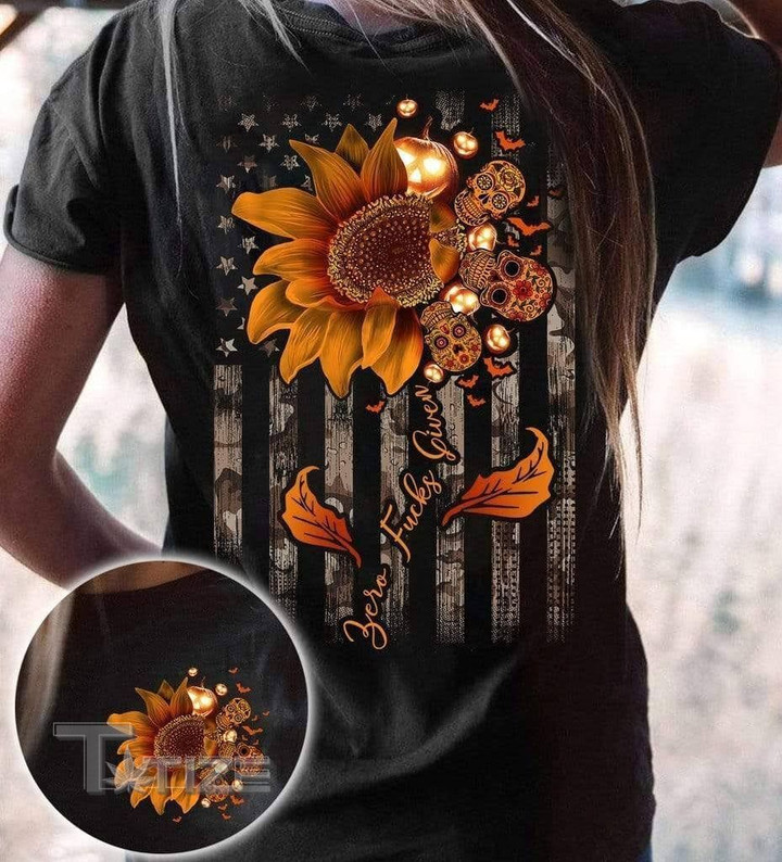 Halloween pumpkin horror skull sunflower 3D All Over Printed Shirt, Sweatshirt, Hoodie, Bomber Jacket Size S - 5XL