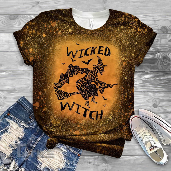 Halloween wicked witch 3D All Over Printed Shirt, Sweatshirt, Hoodie, Bomber Jacket Size S - 5XL