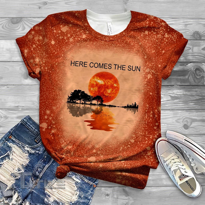 Hippie autumn here come the sun 3D All Over Printed Shirt, Sweatshirt, Hoodie, Bomber Jacket Size S - 5XL