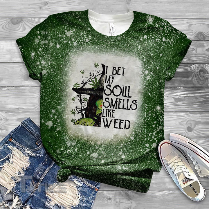 Weed halloween witch i bet my soul smells like weed 3D All Over Printed Shirt, Sweatshirt, Hoodie, Bomber Jacket Size S - 5XL