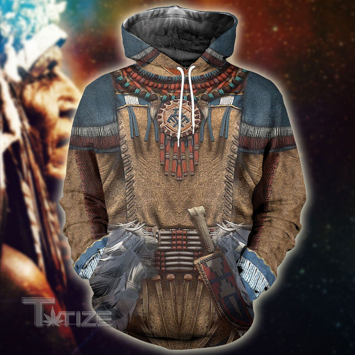 Native Hunter Costume 3D All Over Printed Shirt, Sweatshirt, Hoodie, Bomber Jacket Size S - 5XL