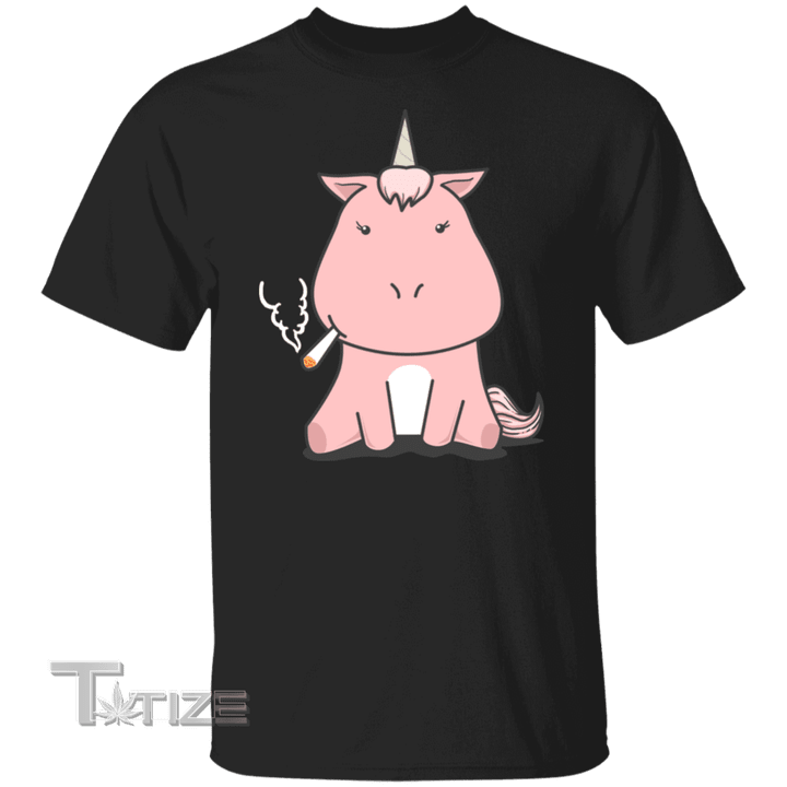 Unicorn Smoking Graphic Unisex T Shirt, Sweatshirt, Hoodie Size S - 5XL