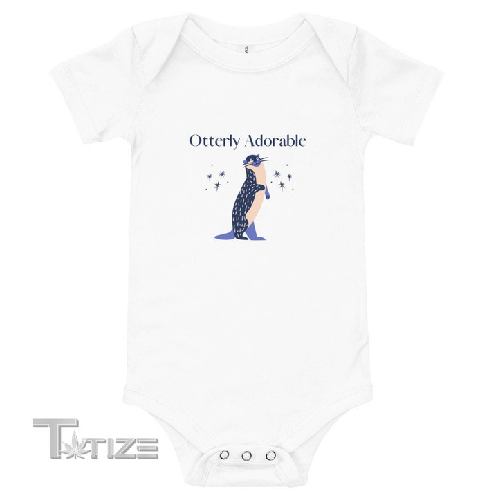 Otterly Adorable Valentine Baby Onesie Infant Bodysuit