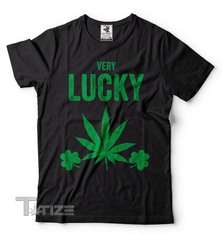Irish St. Patrick’s Day Weed Let's get highrish Graphic Unisex T Shirt, Sweatshirt, Hoodie Size S - 5XL