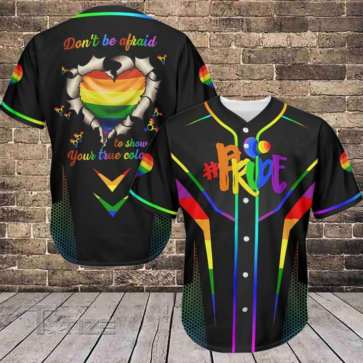 Baseball Tee LGBT - Pride Baseball Jersey 322 QT205015Td Baseball Shirt
