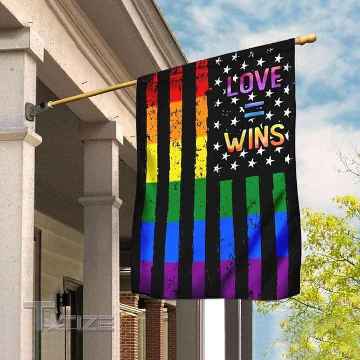LGBT Love Wins Flag Garden Flag, House Flag
