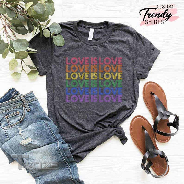 Love is Love T-Shirt, Womens Love is Love Graphic Unisex T Shirt, Sweatshirt, Hoodie Size S - 5XL