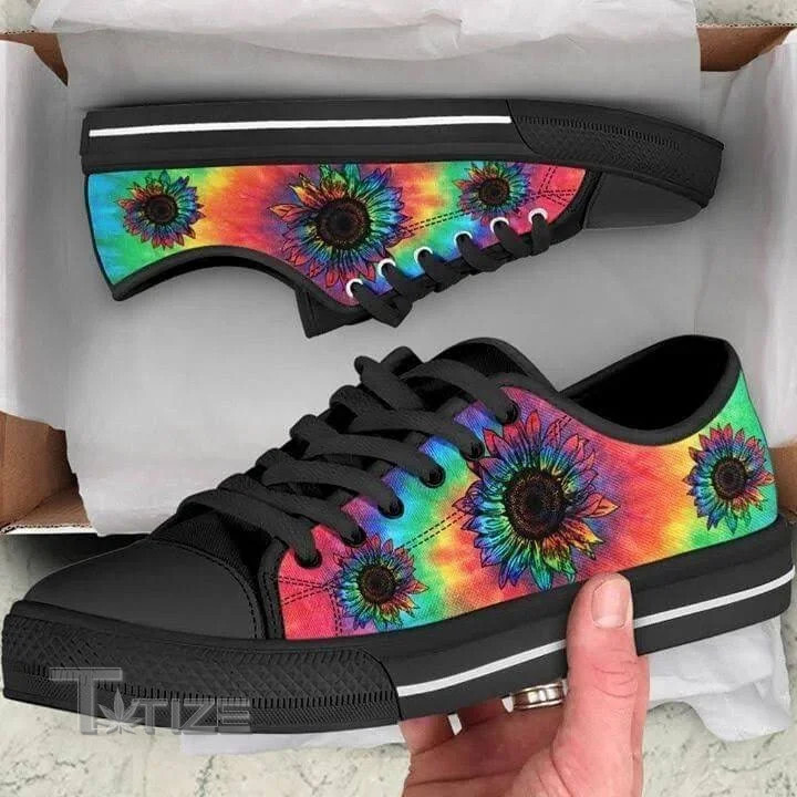 Pride Shoes Sunflower Rainbow Lgbt Low Top Canvas Shoes