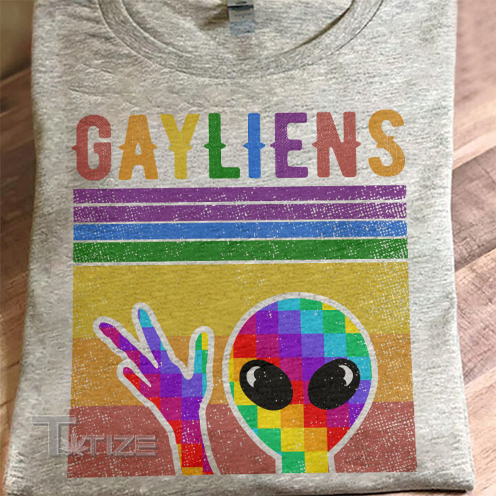 Gayliens Graphic Unisex T Shirt, Sweatshirt, Hoodie Size S - 5XL