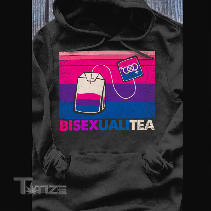 LGBTQ+ Pride BisexualiTea Graphic Unisex T Shirt, Sweatshirt, Hoodie Size S - 5XL