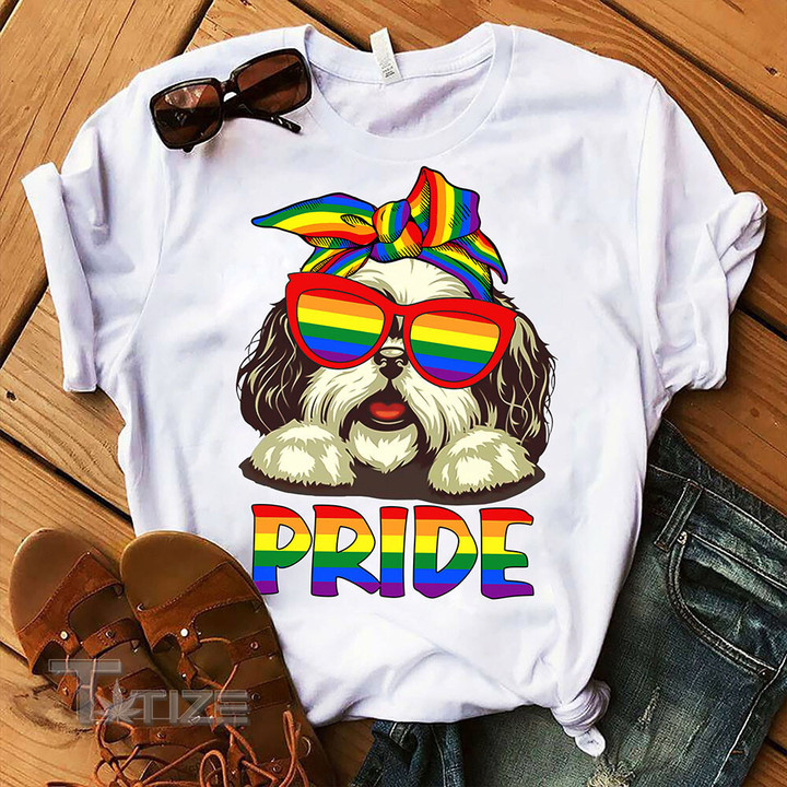 Pride LGBT Gay Be Lesbian Shih Tzu Funny Graphic Unisex T Shirt, Sweatshirt, Hoodie Size S - 5XL