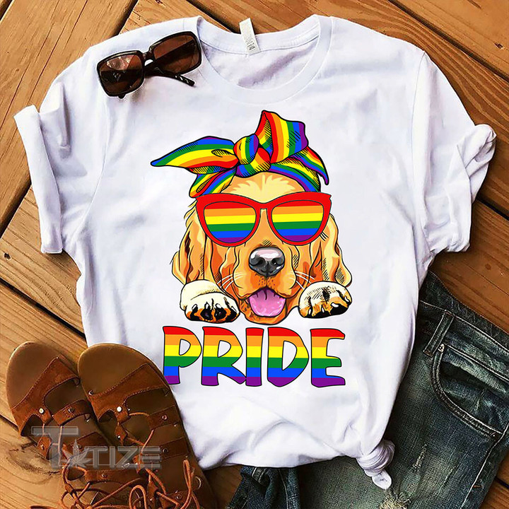 Pride LGBT Gay Be Lesbian Golden Retriever Funny Graphic Unisex T Shirt, Sweatshirt, Hoodie Size S - 5XL