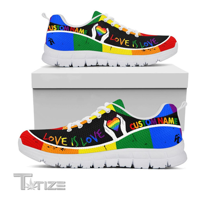 Personalized Love Is Love Sneakers Shoes