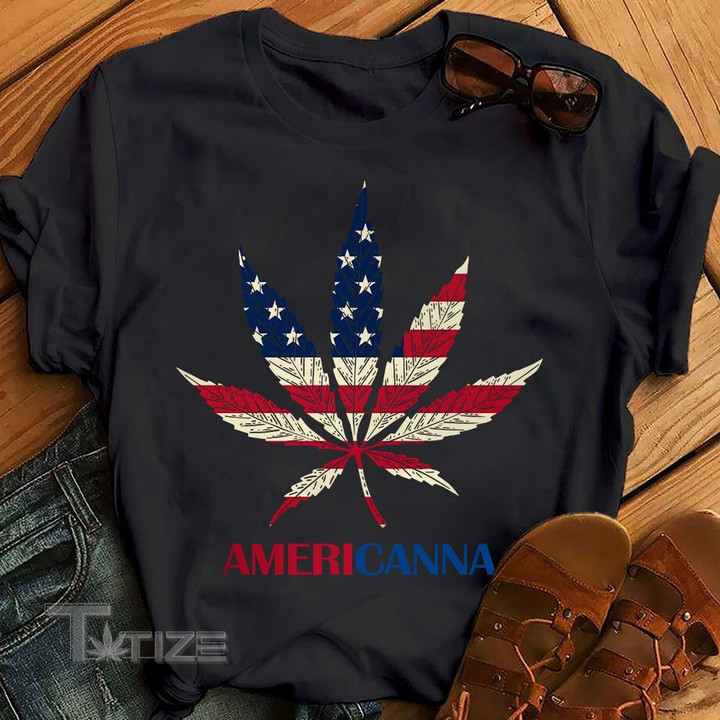 Weed americanna 4th july Graphic Unisex T Shirt, Sweatshirt, Hoodie Size S - 5XL