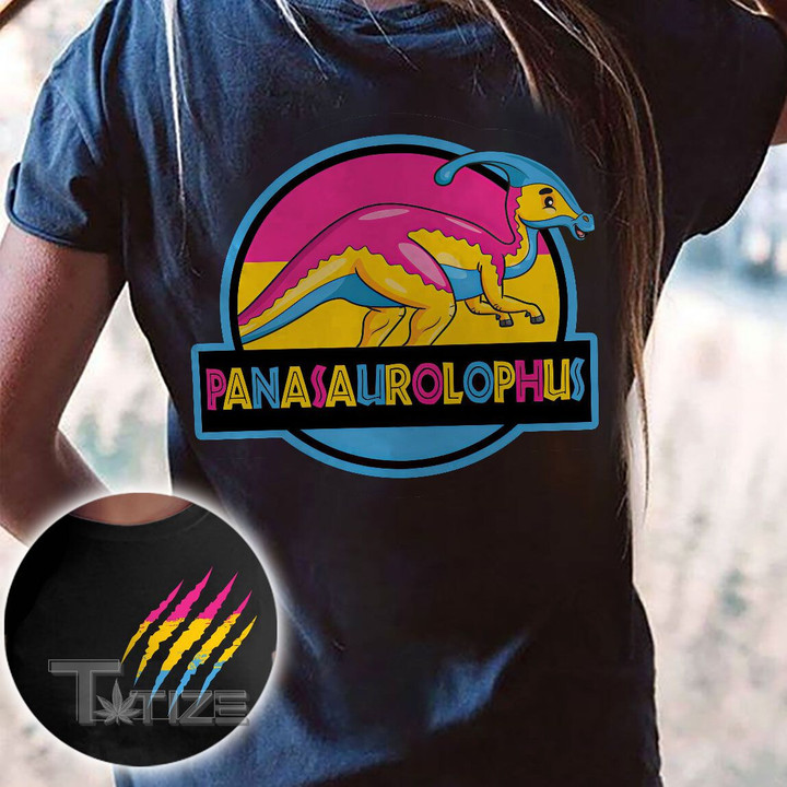 LGBT dinosaur pansexual Graphic Unisex T Shirt, Sweatshirt, Hoodie Size S - 5XL