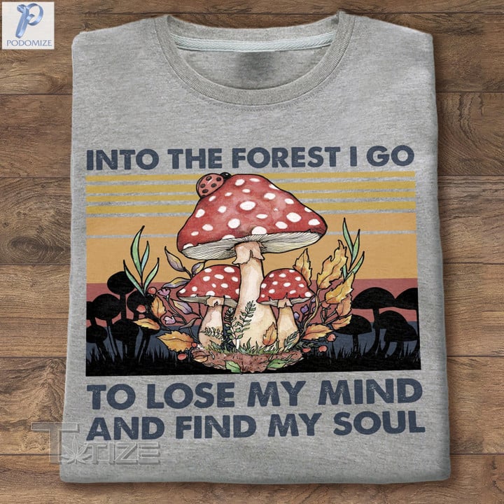 Mushroom T Shirt Summer Vintage Graphic Unisex T Shirt, Sweatshirt, Hoodie Size S - 5XL