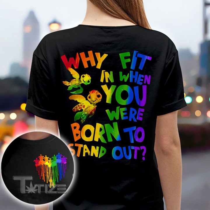 Heart turtle LGBT Pride Graphic Unisex T Shirt, Sweatshirt, Hoodie Size S - 5XL