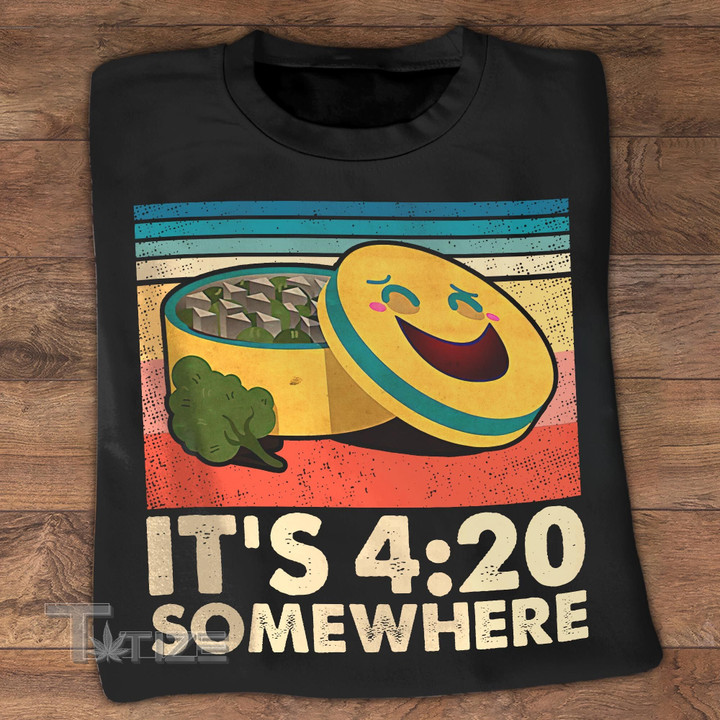 It's 420 somewhere Graphic Unisex T Shirt, Sweatshirt, Hoodie Size S - 5XL