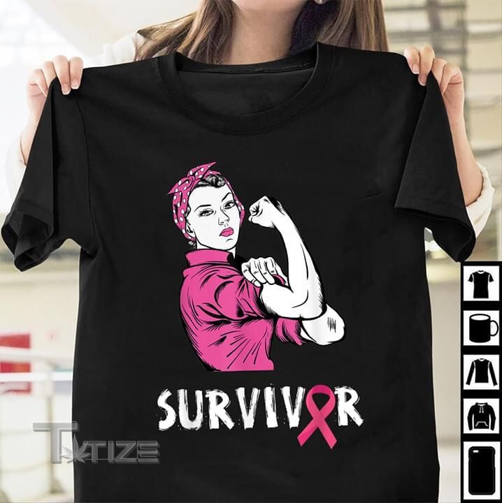 Breast Cancer Awareness survivor  Graphic Unisex T Shirt, Sweatshirt, Hoodie Size S - 5XL