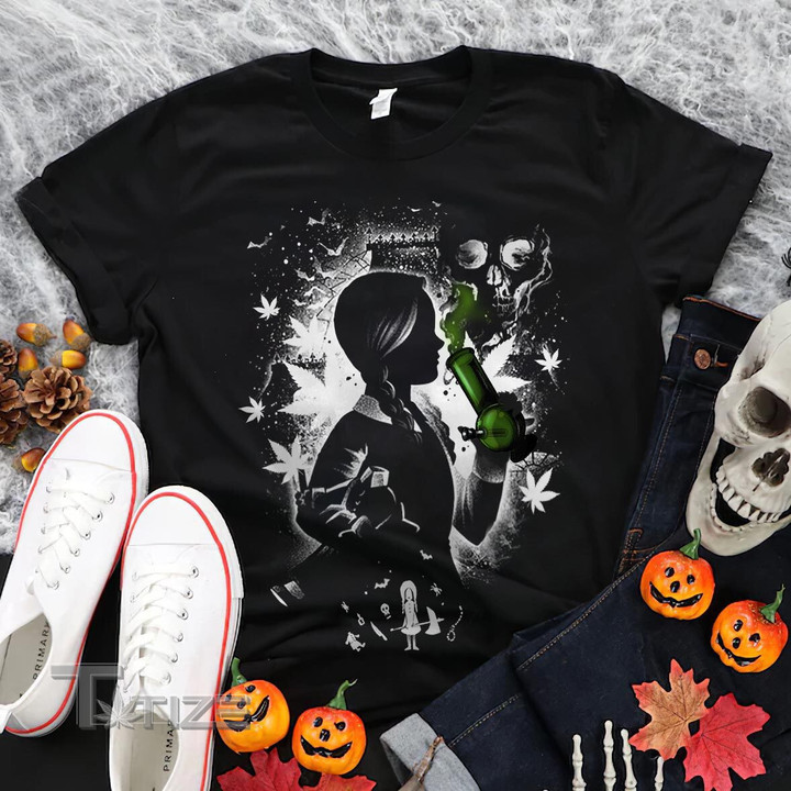 Weed halloween bloody wednesday Graphic Unisex T Shirt, Sweatshirt, Hoodie Size S - 5XL