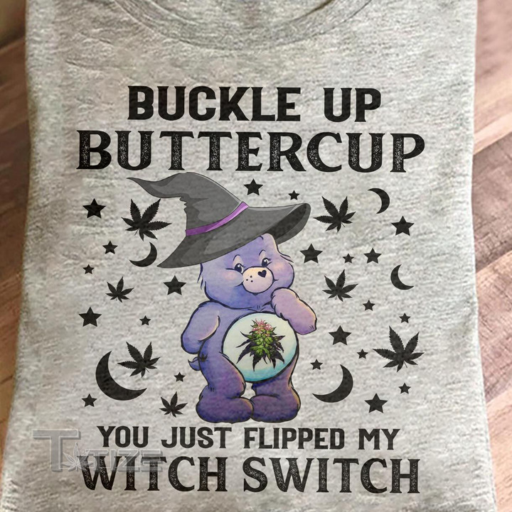 Weed bear halloween bickle up buttercup Graphic Unisex T Shirt, Sweatshirt, Hoodie Size S - 5XL
