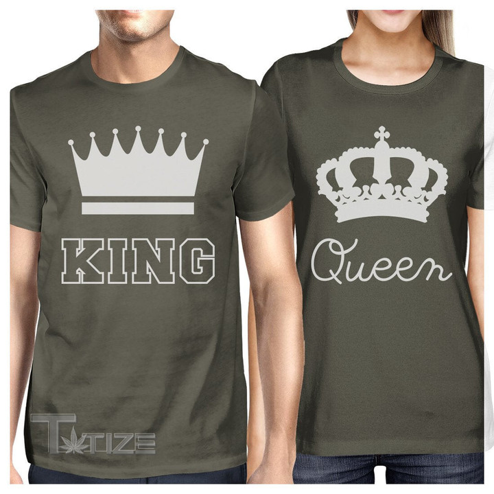 Couple Shirts - King And Queen Matching Couple Gifts,Valentine Gifts Graphic Unisex T Shirt, Sweatshirt, Hoodie Size S - 5XL
