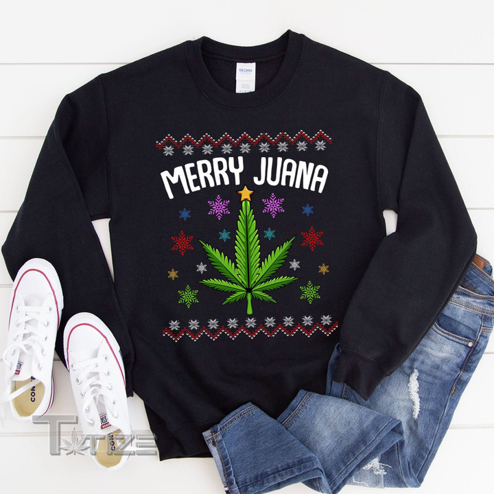 Funny Marijuana Weed Smoker Stoner Christmas Gift Graphic Unisex T Shirt, Sweatshirt, Hoodie Size S - 5XL