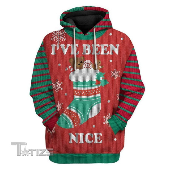 Ugly Christmas I've Been Nice 3D All Over Printed Shirt, Sweatshirt, Hoodie, Bomber Jacket Size S - 5XL