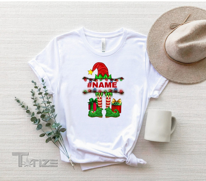 Christmas Elf Custom Name Shirt Custom Elf T-shirt Family Graphic Unisex T Shirt, Sweatshirt, Hoodie Size S - 5XL