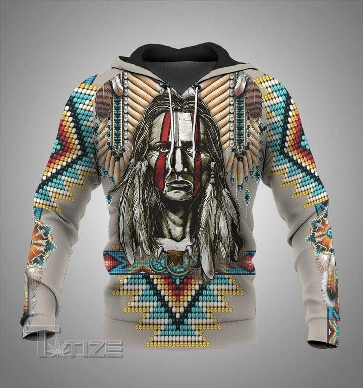 Native American Man 3D All Over Printed Shirt, Sweatshirt, Hoodie, Bomber Jacket Size S - 5XL