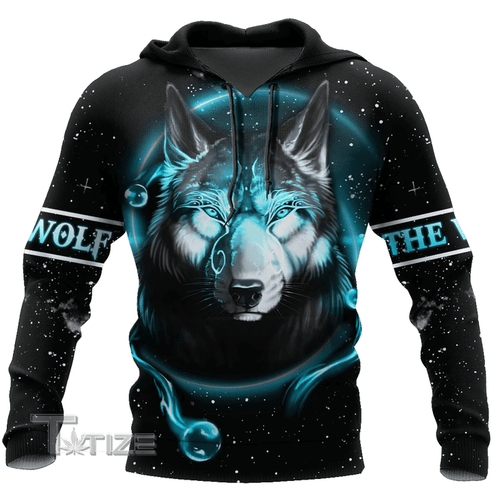 Wolf Blue light Native 3D All Over Printed Shirt, Sweatshirt, Hoodie, Bomber Jacket Size S - 5XL