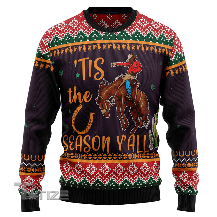 Cowboy Season Ugly Christmas Sweater