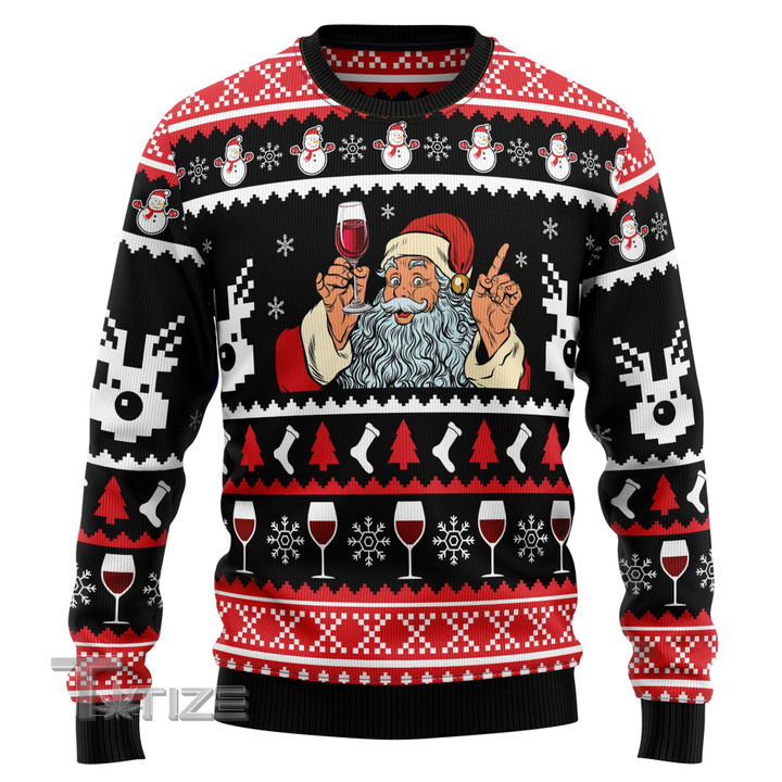 Red Wine Ugly Christmas Sweater
